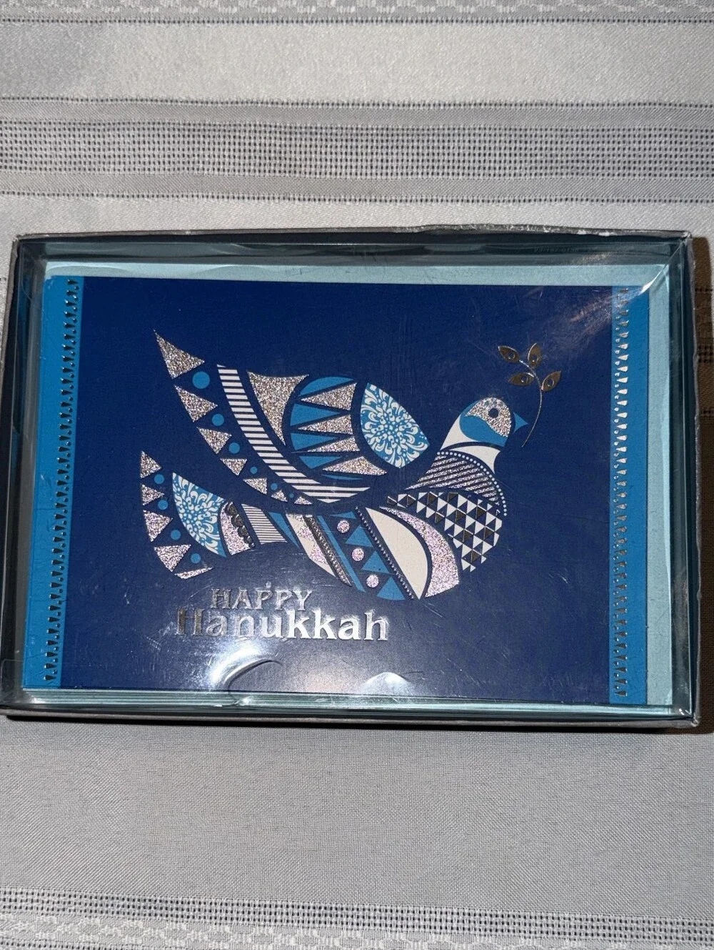 Hanukkah opened box